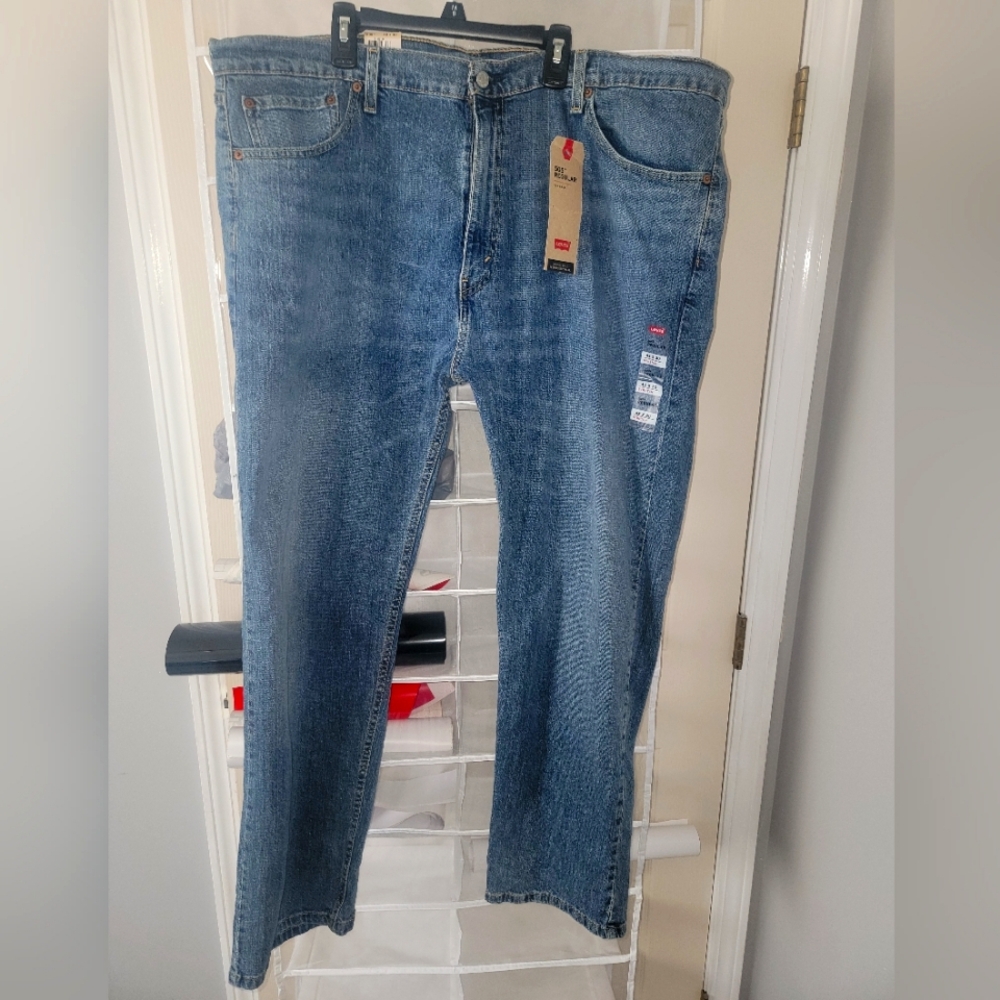 Levi's Men's 505 Regular Fit Straight Leg Jeans - 00505-2214 Size 42x30